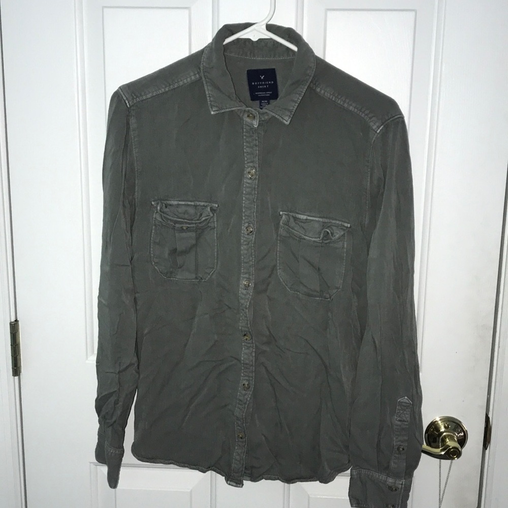 American eagle boyfriend shirt